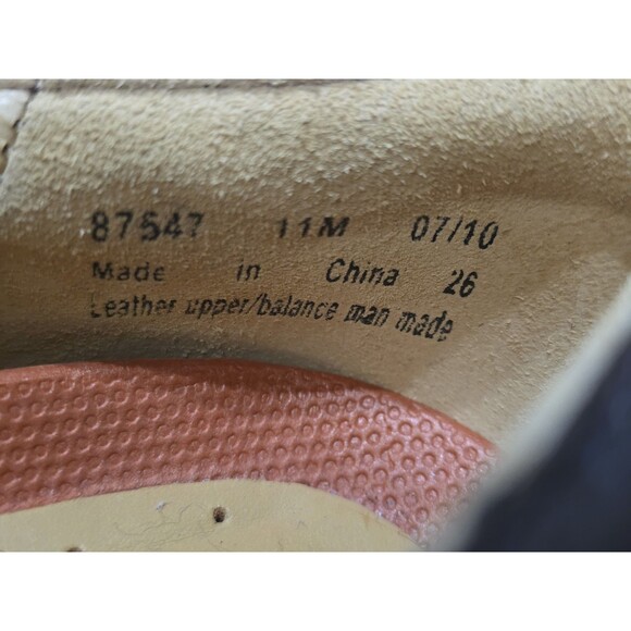 Clarks Unstructured Women's Sz 11M Shoes Brown Leather Comfort Mary Jane Loafer - Picture 9 of 10